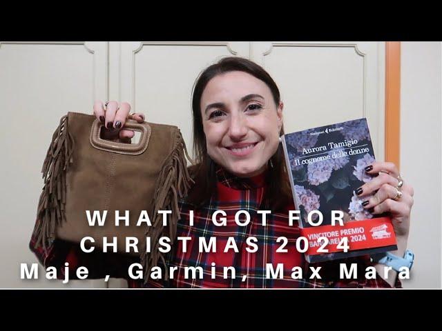 WHAT I GOT FOR CHRISTMAS 2024 | MY CHRISTMAS GIFTS | Maje Paris, Garmin, Max Mara |Silvia Arossa