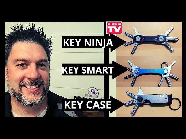   RIDGE Key Case, KEY NINJA, and Key Smart compared. Minimalist Key Organizers [411]  