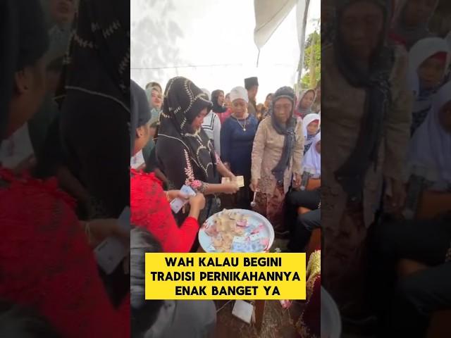 tradisi pernikahan unik yang bikin pengantin kaya mendadak ‼️ #tradisi #unik #nikah #pengantinviral