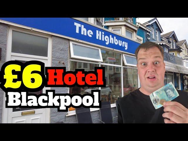 £6pp The UK's Cheapest Hotel Blackpool - Budget British Summer Holidays Breaks