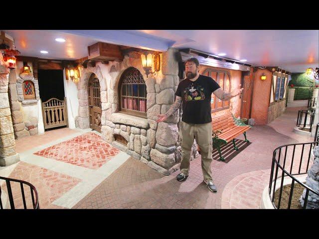 Disneyland In The Basement Of A House - Fantasyland Recreation / Full Tour & Interview with Larzland