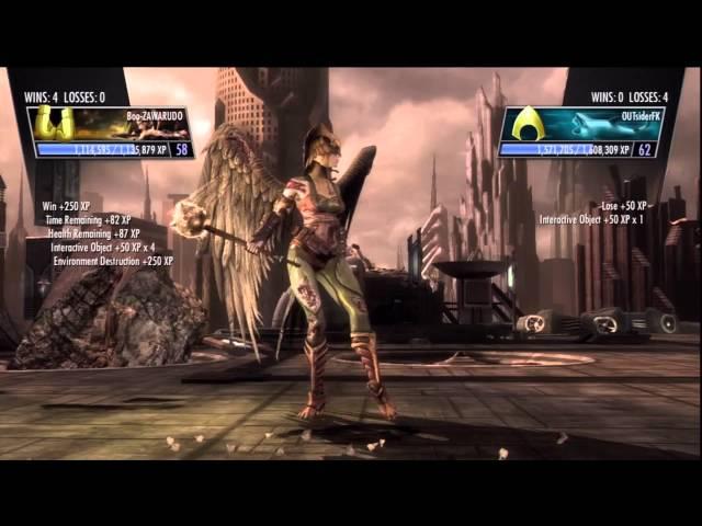 Injustice - Boodendorf (Hawkgirl) vs OUTsiderFK (Aquaman) - Set of matches.