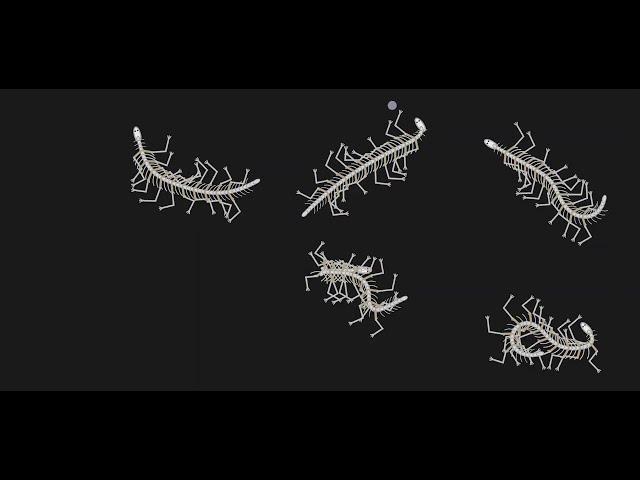 Creatures on the screen.