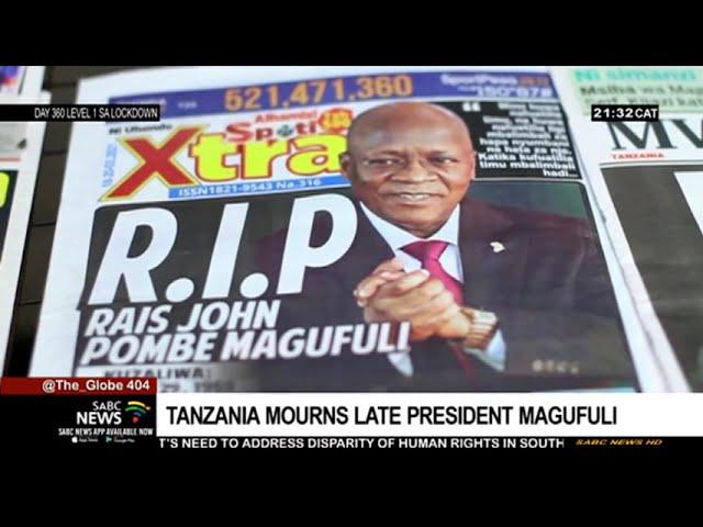 Mourners pay their respects to Tanzania's late president John Pombe Magufuli