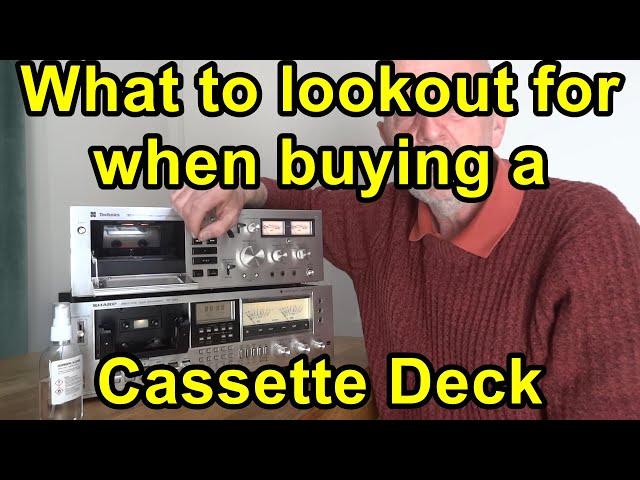 Cassette Tape Decks for Beginners, Hints, Tips, Pitfalls, Buying A Cassette Players, belts, heads