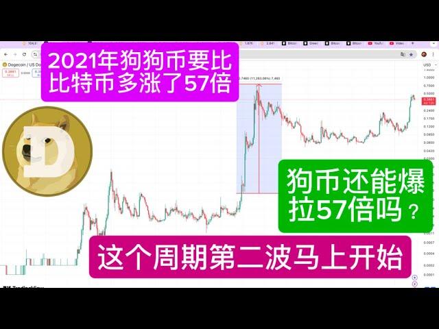 DOGE DOGECOIN 狗狗币2025年大牛市目标价预测 狗狗币第二波马上爆发！ 提前埋伏 我已经给你设定好买入位置 2017年涨了196倍 2021年币涨了665倍抓住2025大牛市全靠狗狗币