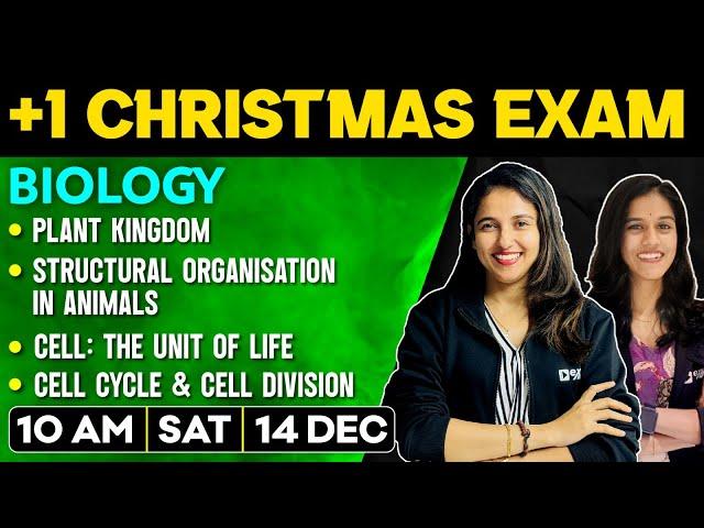 +1 Biology Christmas Exam | Chapter 3,7,8,10 | Full Chapters | Exam Winner Plus One