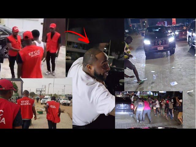 Davido to be Arrested by EFCC for Spraying Millions to Fans in Lagos as he Cruise with his Convoy