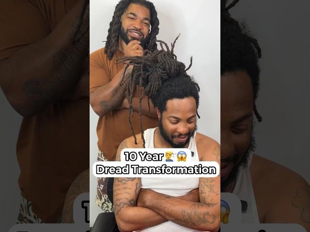 10 Year Dread Transformation ‍️#dreads #transformation