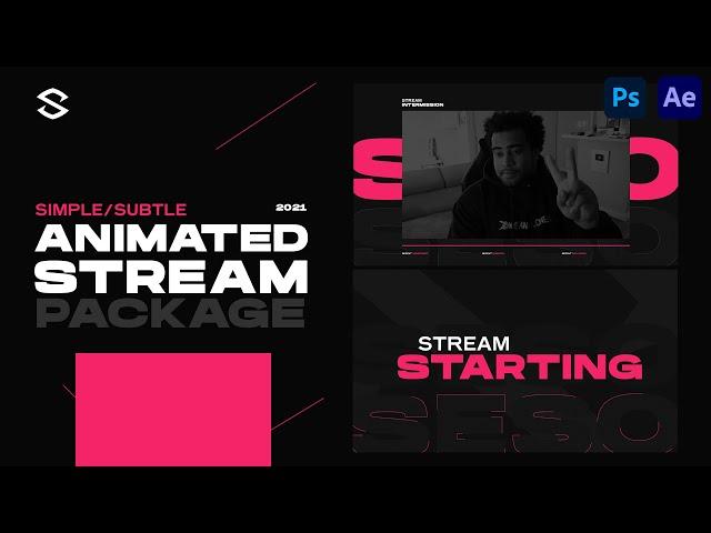 PS/AE Tutorial: Simple/Subtle Animated Stream Package