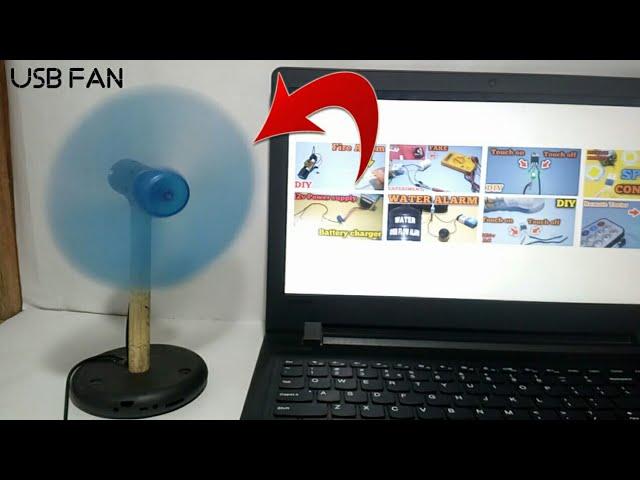 How to make a USB  fan at Home Easy way