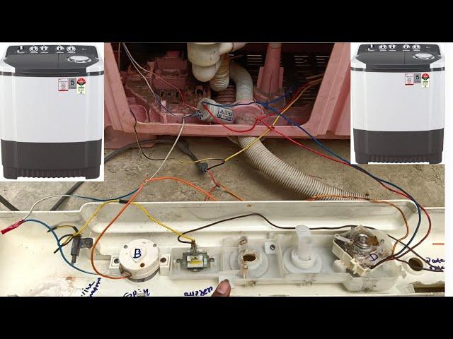 washing machine full wiring connection.a to z #washing machine #washing machine wiring connection.