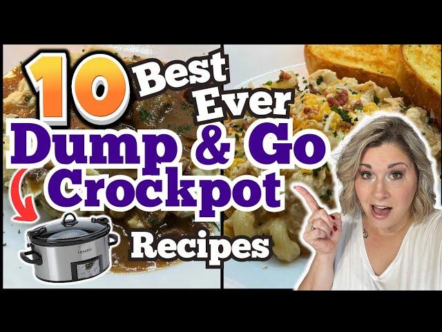 10 UNBELIEVABLE FALL DUMP & GO CROCKPOT RECIPES that Will BLOW Your MIND! | EASY SLOW COOKER MEALS