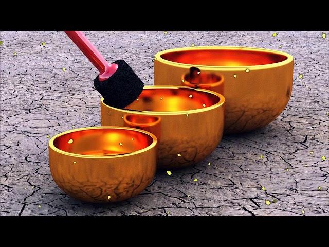 3 HOURS Long Tibetan Singing Bowl Meditation Chakra Healing  _ Third Eye  _  Brow Chakra