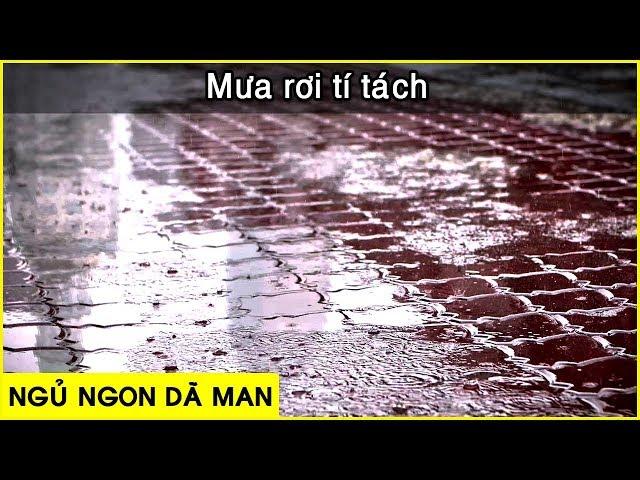 [ Ngủ ngon dã man ] với tiếng mưa rơi "tí tách" trên vỉa hè「 Nhạc thư giãn dễ ngủ 」