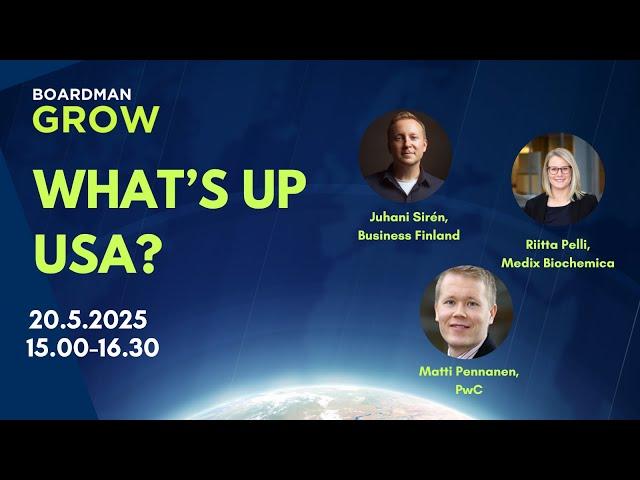 What's Up USA? Webinar on navigating business in the rapidly shifting US market