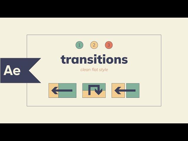 3 SUPER EASY Transitions in After Effects Every Beginner Can Start With