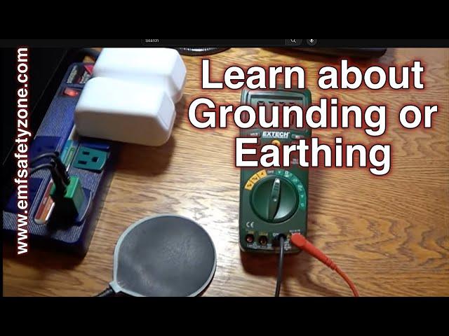 Grounding Earthing Measuring Body Voltage - EMF Protection from Electric Fields