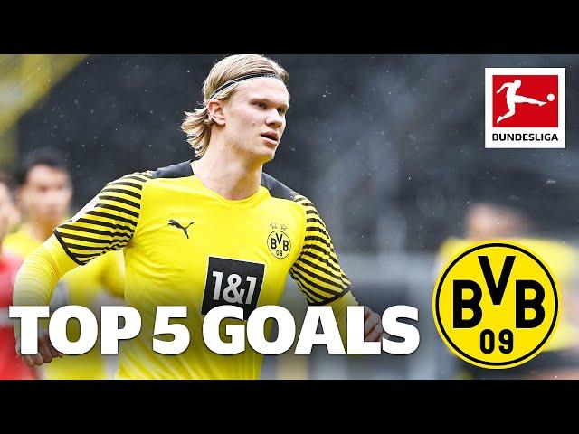 Erling Haaland - Top 5 Goals (All Time) • Borussia Dortmund