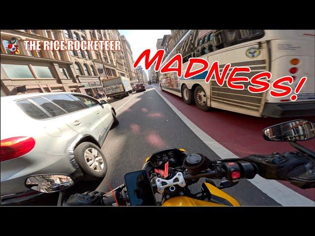 What It's Like To Commute In NYC | Triumph Street Triple 765 RS