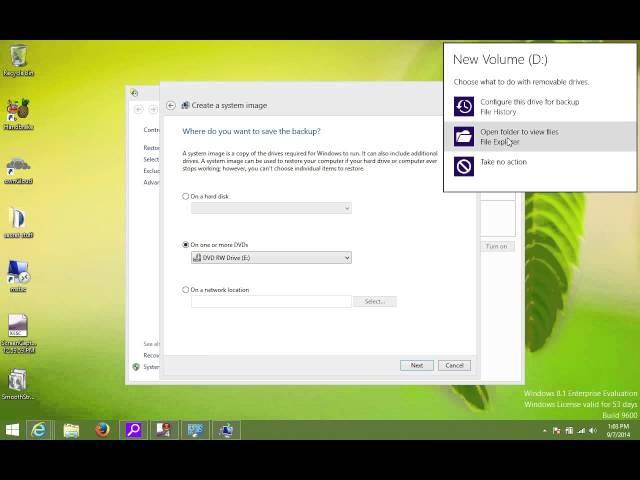 Windows 8 1 System Image Backup