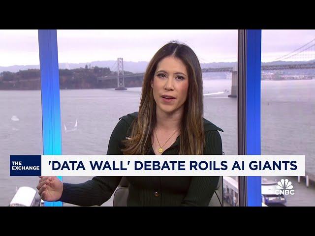 'Data wall' debate roils AI giants