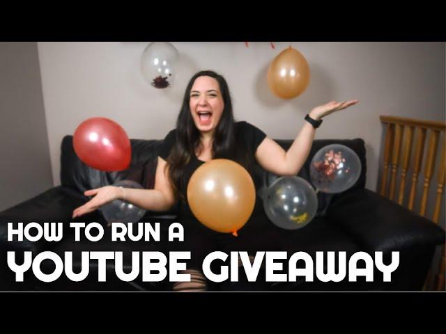 How to Run a YouTube Giveaway + GIVEAWAY | 3 Easy Steps to Set Up and Run a YouTube Giveaway Legally