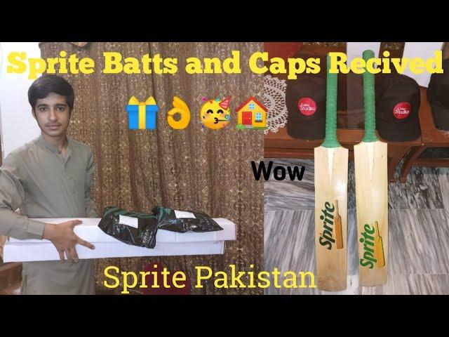 Wow 2 Batts and 2 Caps Recived || Sprite Pakistan 