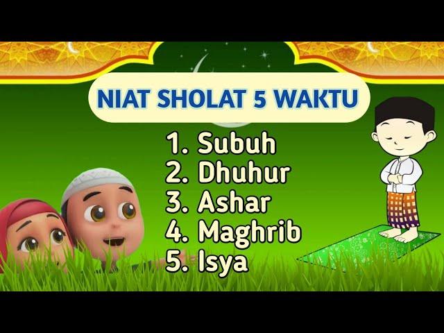 NIAT SHOLAT 5 WAKTU SENDIRI DI RUMAH BERSAMA NUSA DAN RARA