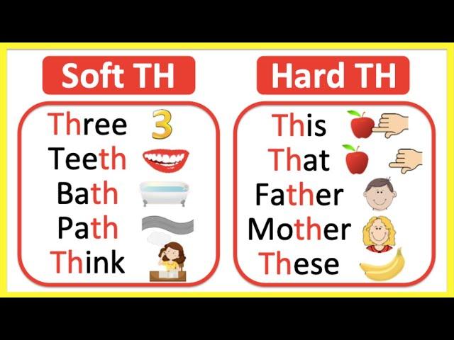 Soft TH vs Hard TH | What's the difference? | Learn with examples