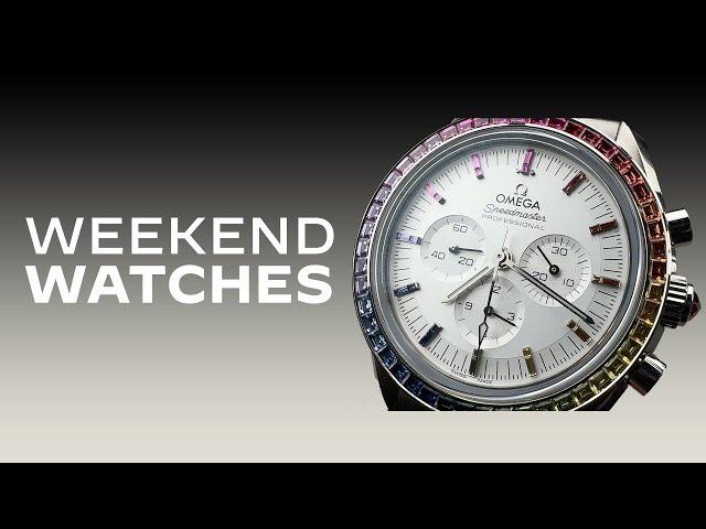 Weekend Watches - Omega Speedmaster Professional Moonwatch Sapphire Rainbow