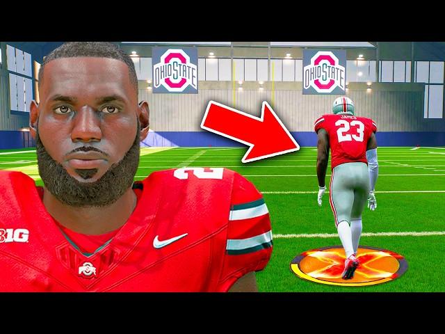I Put LeBron James in College Football 25 and he BROKE the game