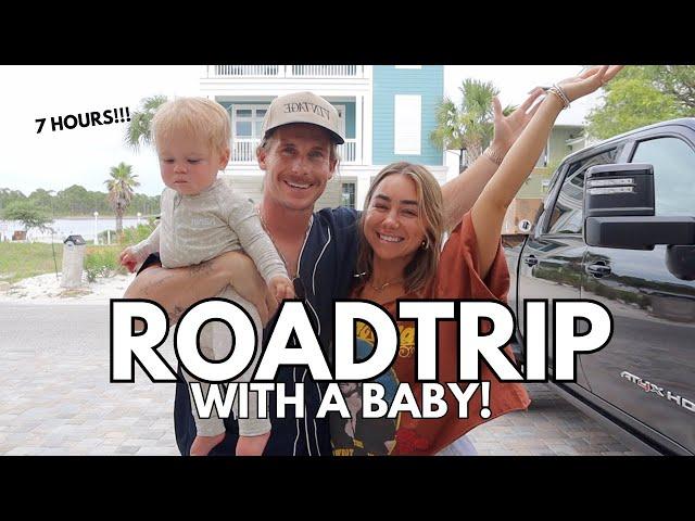 ROADTRIP WITH A 1 YEAR OLD BABY! (7 hour drive) | Julia & Hunter Havens