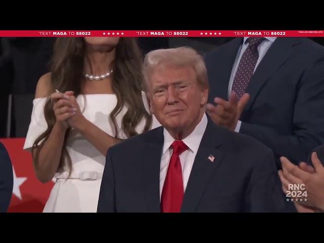 President Trump Arrives to the Republican National Convention