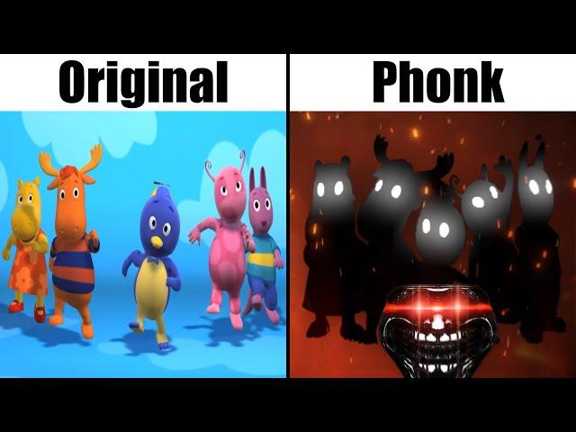 Backyardigans Original VS Backyardigans Phonk