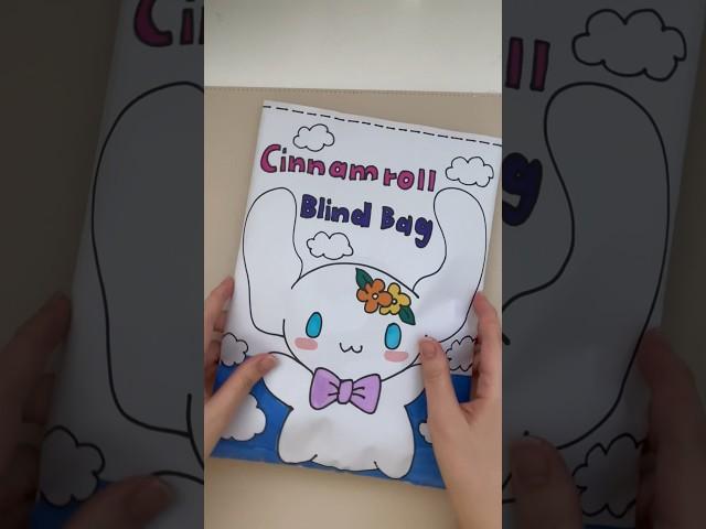 Cinnamoroll blindbag 시나모롤 블라인드백 asmr #paperdiy #종이놀이