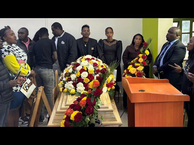 Eric Omondi Speaks At His Brother Fred Omondi Funeral Service At Chiromo Mortuary