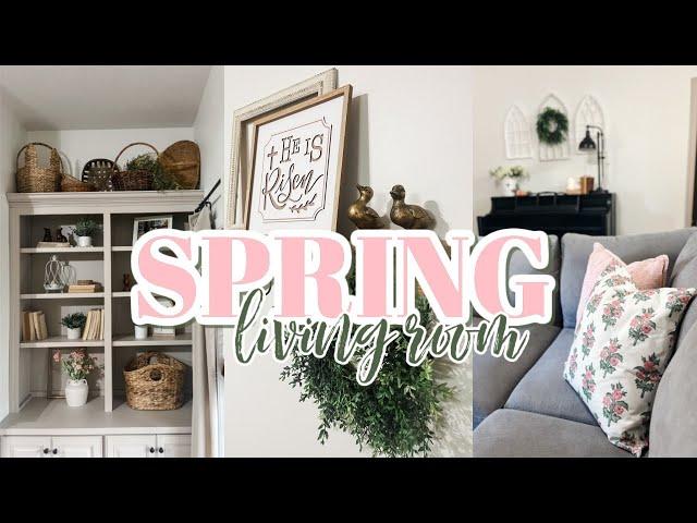 2024 SPRING LIVING ROOM MAKEOVER//2024 SPRING DECOR IDEAS//COTTAGE LIVING ROOM DECOR IDEAS 2024