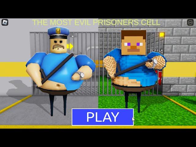 NEW UPDATE! MINECRAFT BARRY Vs ROBLOX BARRY in BARRY'S PRISON RUN! New Scary Obby #Roblox