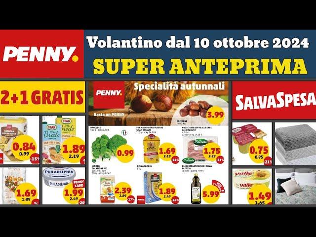 volantino PENNY dal 10 ottobre 2024  Specialità autunnali #anteprima  Offerte promozioni Halloween