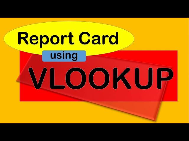 VLOOKUP (Report Card)