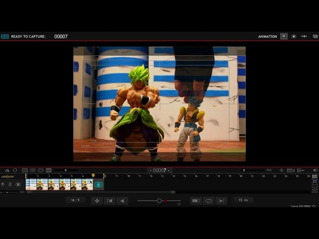 How I make dragon ball stop motion: a basic example