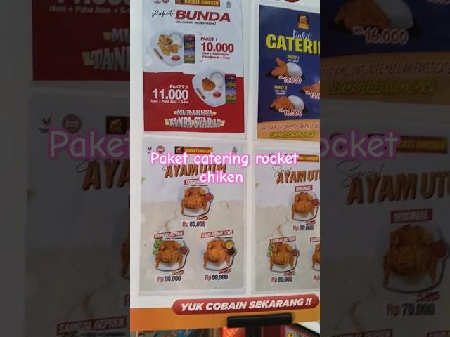 Paket catering rocket chiken okt 2024 #rocketchicken #friedchicken #ayamgoreng #catering #kentucky