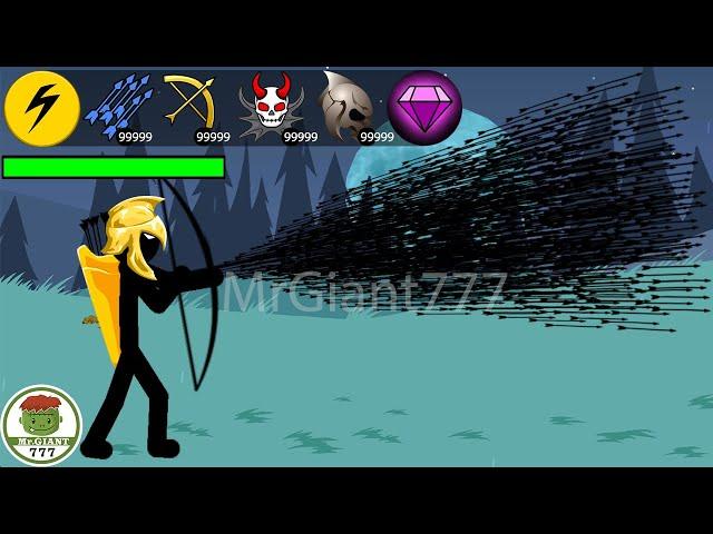 GOLDEN ARCHIDON SHOOTS 1 MILLON ARROWS AND UNLOCK +9999999 BOSS | Stick War Legacy Mod | MrGiant777