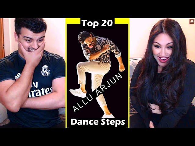 Top 20 dance moves of Allu Arjun reaction | #AlluArjun