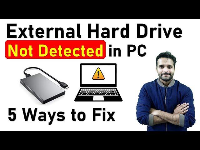 5 Ways to Fix External hard disks not getting detected in Windows 10