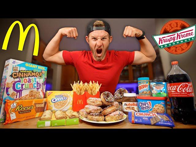 THE AS MANY CALORIES AS POSSIBLE CHALLENGE! (NEW RECORD ATTEMPT)