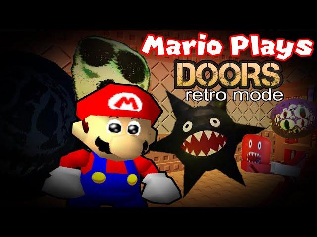 Mario Plays FV: Doors + Retro Mode!