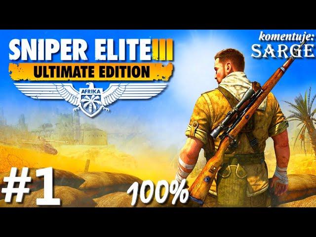 Zagrajmy w Sniper Elite 3: Afrika PL (100%) odc. 1 - Oblężenie Tobruku