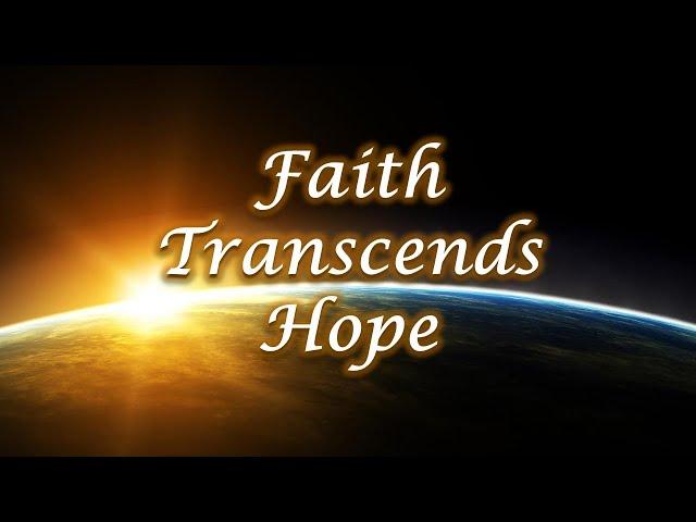 Faith Transcends Hope with Rev. Dr. Suzi Schadle